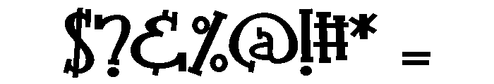 ZP Lovebug Bold Font OTHER CHARS