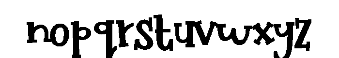 ZP Lovebug Bold Font LOWERCASE