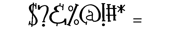 ZP Lovebug Condensed Font OTHER CHARS