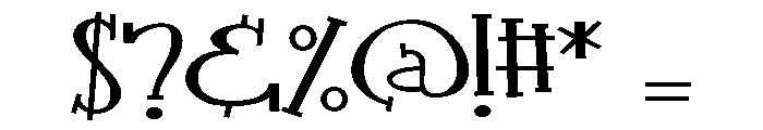 ZP Lovebug Expanded Font OTHER CHARS