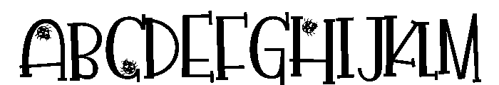 ZP Lovebug Ladybugs Font UPPERCASE