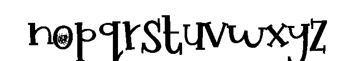 ZP Lovebug Ladybugs Font LOWERCASE