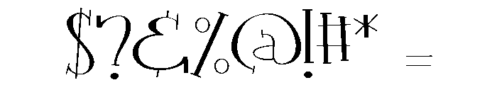 ZP Lovebug Light Font OTHER CHARS