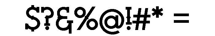 ZP Luchador Bold Font OTHER CHARS