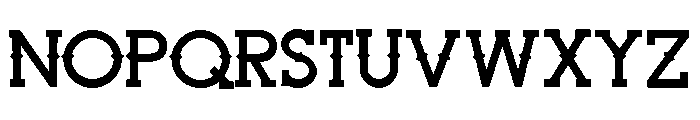 ZP Luchador Bold Font LOWERCASE