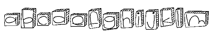 ZP Lunchbox Shadow 3d FONT