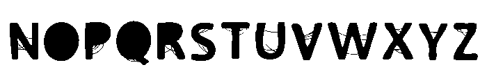 ZP Macabre More Caps Expanded Font LOWERCASE