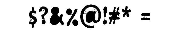 ZP Macabre More Caps Font OTHER CHARS