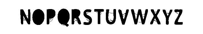 ZP Macabre More Caps Font LOWERCASE