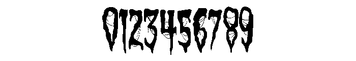 ZP Macabre More Condensed Font OTHER CHARS