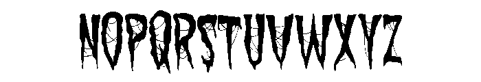ZP Macabre More Condensed Font UPPERCASE