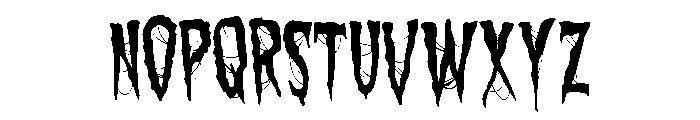 ZP Macabre More Condensed Font LOWERCASE