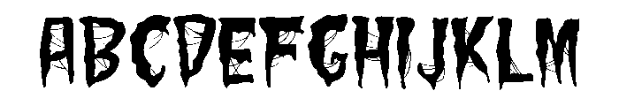 ZP Macabre More Expanded Font UPPERCASE