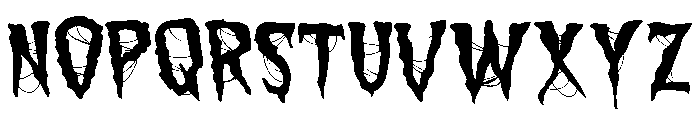 ZP Macabre More Expanded Font LOWERCASE