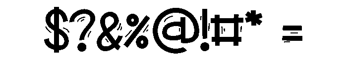 ZP Manic Anxiety Font OTHER CHARS