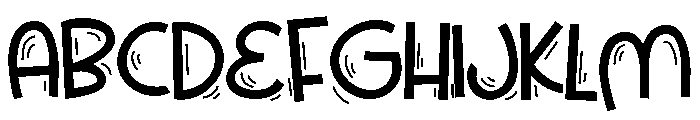 ZP Manic Anxiety Font UPPERCASE