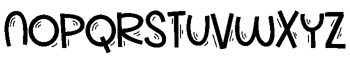 ZP Manic Anxiety Font UPPERCASE