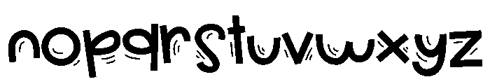 ZP Manic Anxiety Font LOWERCASE