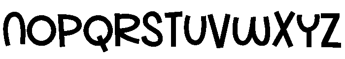 ZP Manic Episode Bold Font UPPERCASE