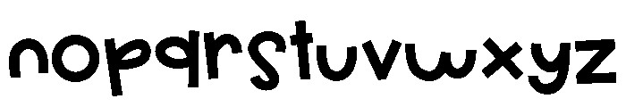 ZP Manic Episode Bold Font LOWERCASE