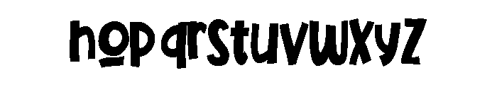 ZP Marigold Condensed Bold Font LOWERCASE