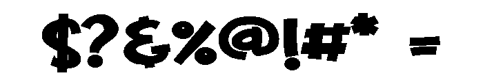 ZP Marigold Expanded Bold Font OTHER CHARS