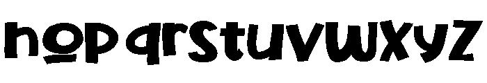 ZP Marigold Expanded Bold Font LOWERCASE