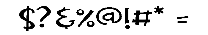 ZP Marigold Expanded Light Font OTHER CHARS