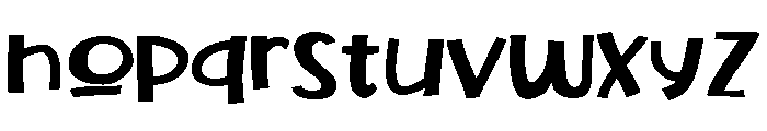 ZP Marigold Expanded Font LOWERCASE