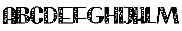 ZP Martian American Expanded Font UPPERCASE