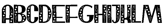 ZP Martian American Font UPPERCASE