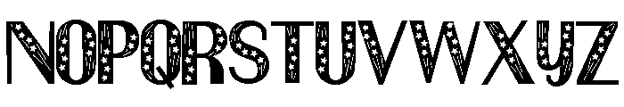 ZP Martian American Font UPPERCASE