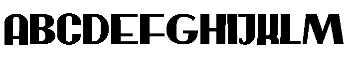 ZP Martian Bold Expanded Bold Font UPPERCASE