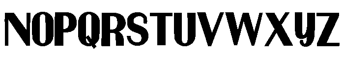 ZP Martian Bold Font UPPERCASE