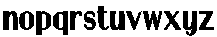 ZP Martian Bold Font LOWERCASE
