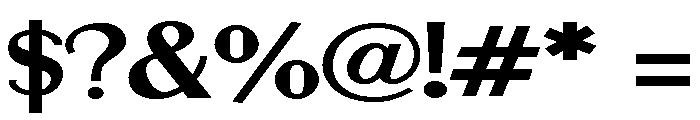 ZP Martian Expanded Font OTHER CHARS