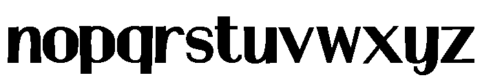 ZP Martian Expanded Font LOWERCASE