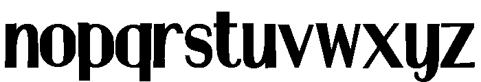 ZP Martian Font LOWERCASE