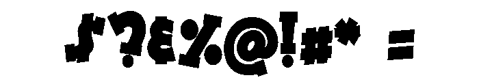 ZP Micklepop Condensed Font OTHER CHARS
