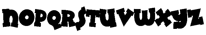 ZP Micklepop Condensed Font LOWERCASE