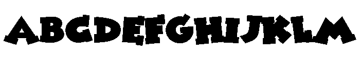 ZP Micklepop Expanded Font UPPERCASE