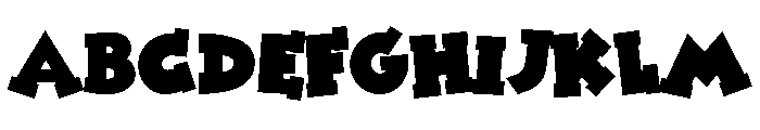 ZP Micklepop Font UPPERCASE