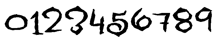 ZP Midnight Expanded Font OTHER CHARS