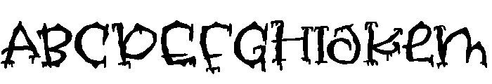 ZP Midnight More Expanded Font UPPERCASE