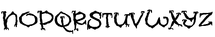 ZP Midnight More Expanded Font UPPERCASE