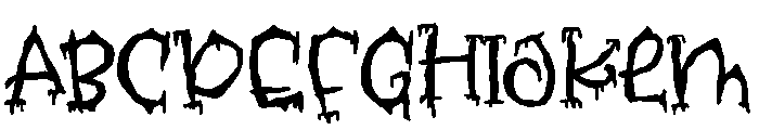 ZP Midnight More Font UPPERCASE
