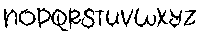 ZP Midnight Font UPPERCASE