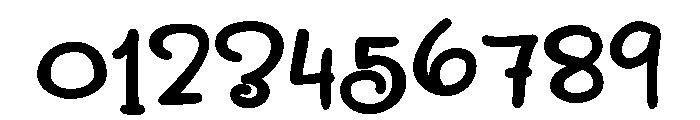 ZP Mighty Fine Bold Font OTHER CHARS