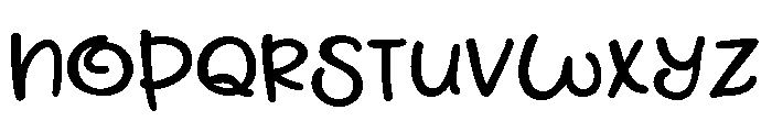 ZP Mighty Fine Bold Font UPPERCASE