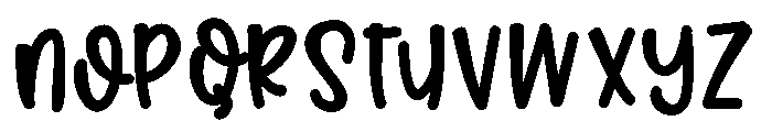 ZP Mighty Fine Bold Font LOWERCASE